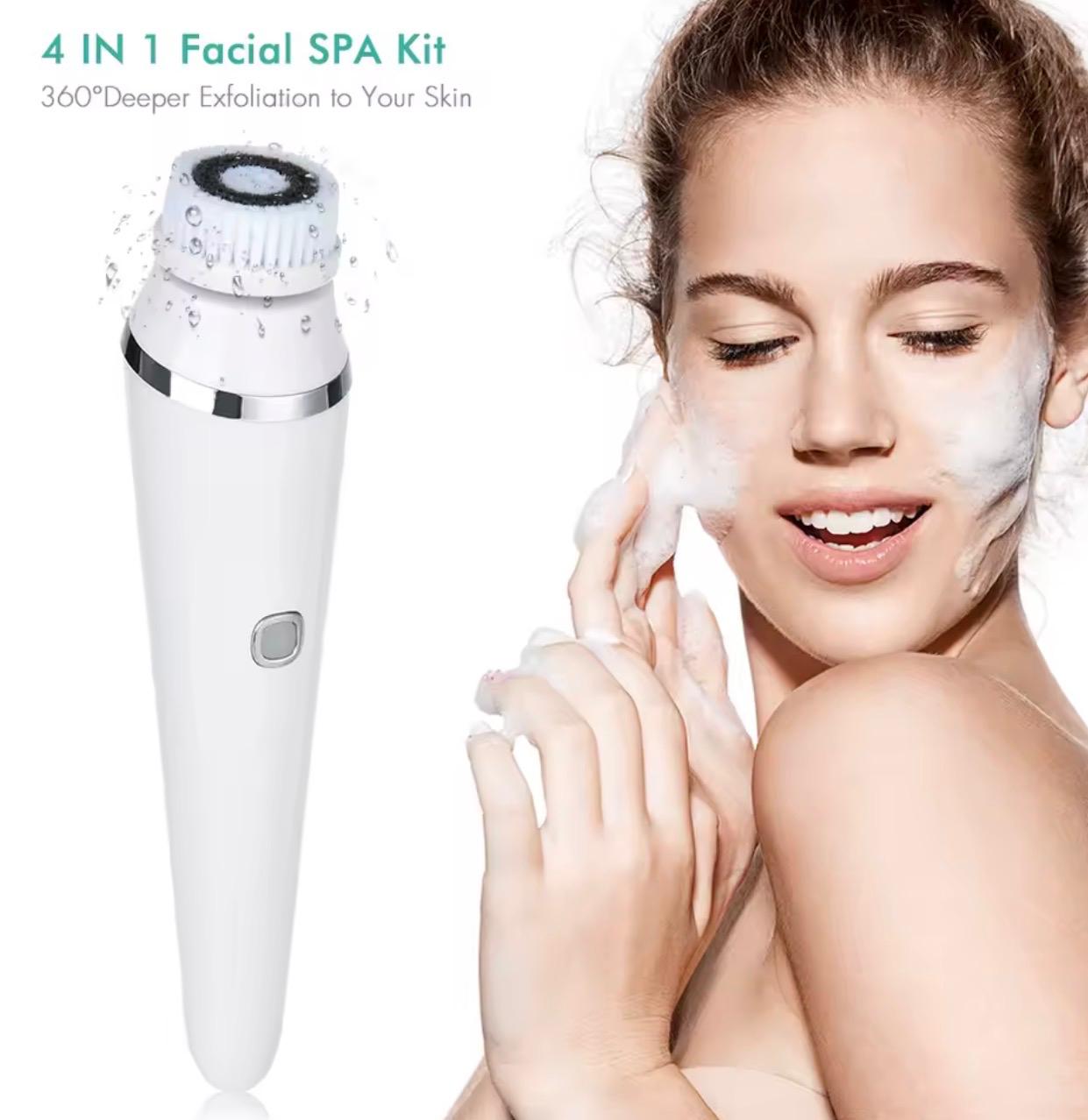 brosse de nettoyage de visage 4 en 1